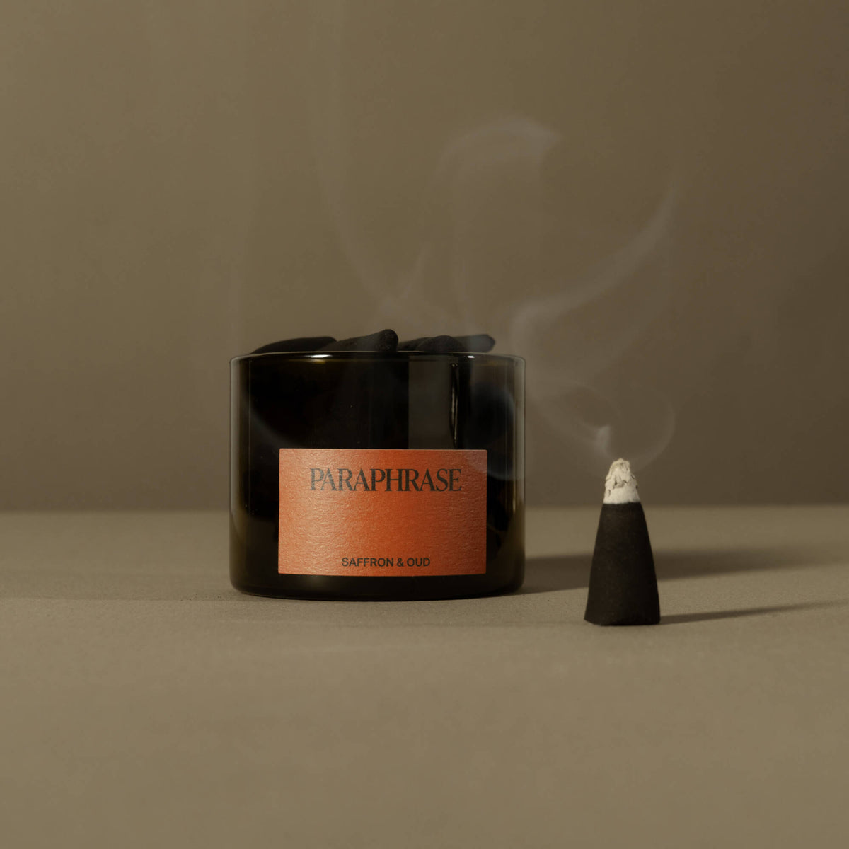 SAFFRON & OUD INCENSE CONES