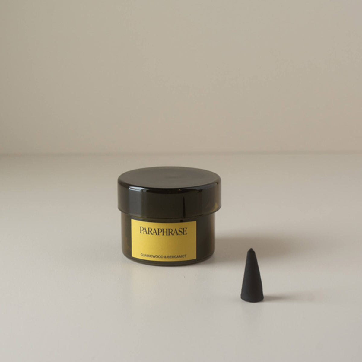 GUAIACWOOD &amp; BERGAMOT INCENSE CONES